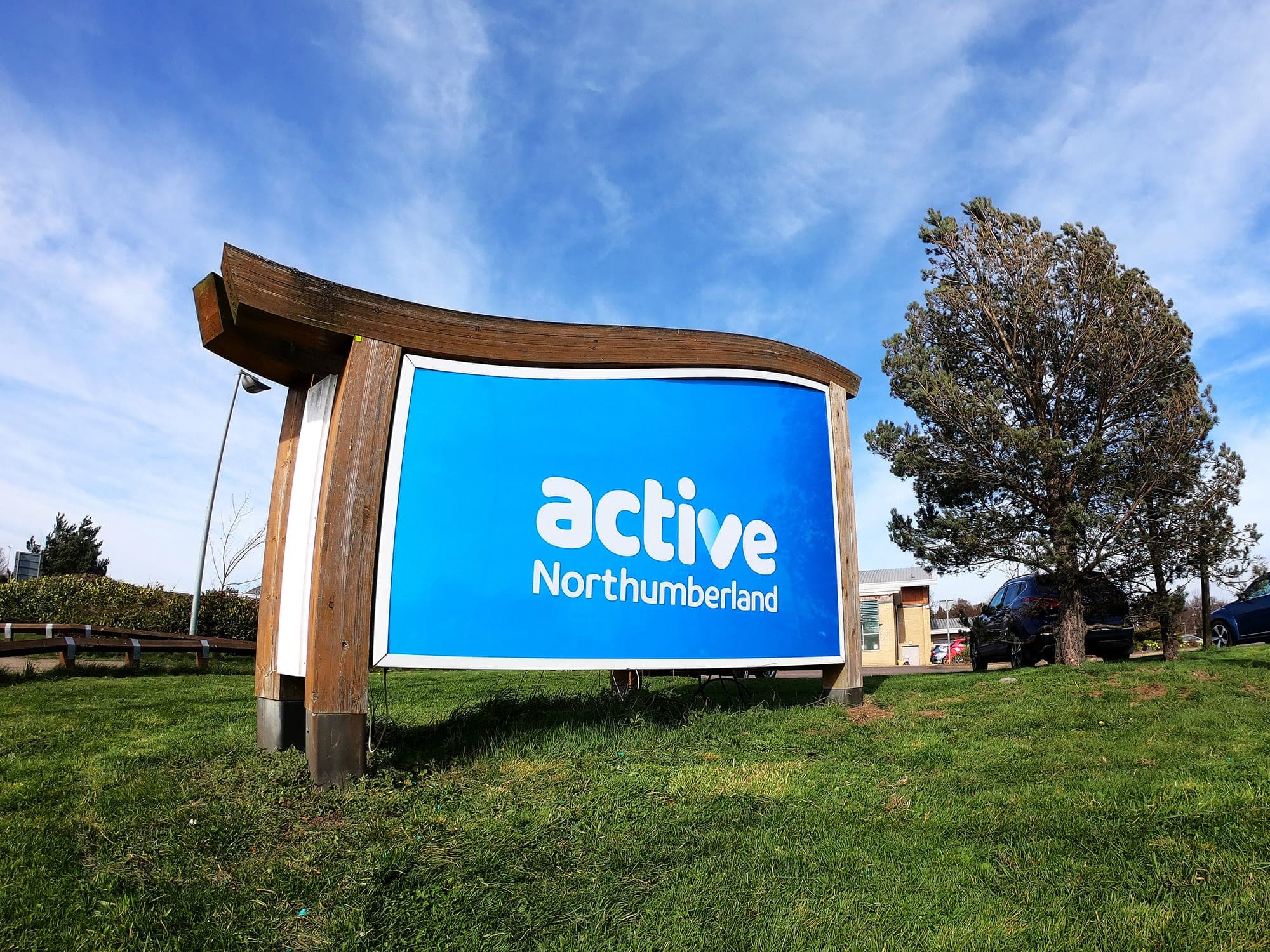 Active Northumberland brand installation