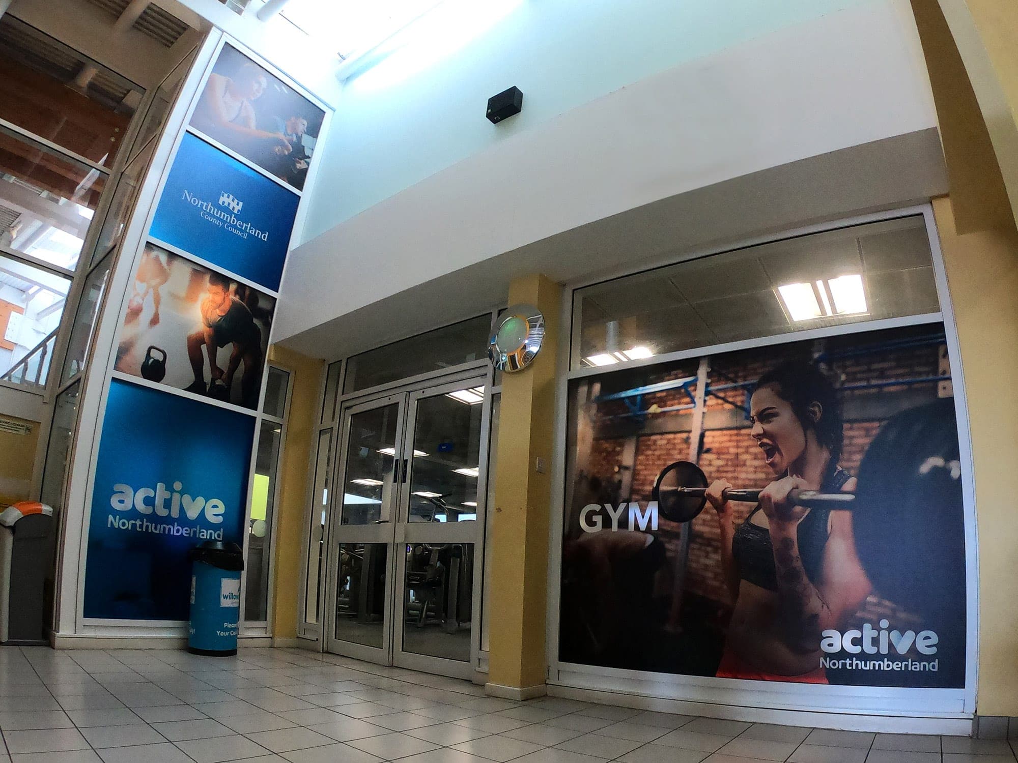Active Northumberland brand installation