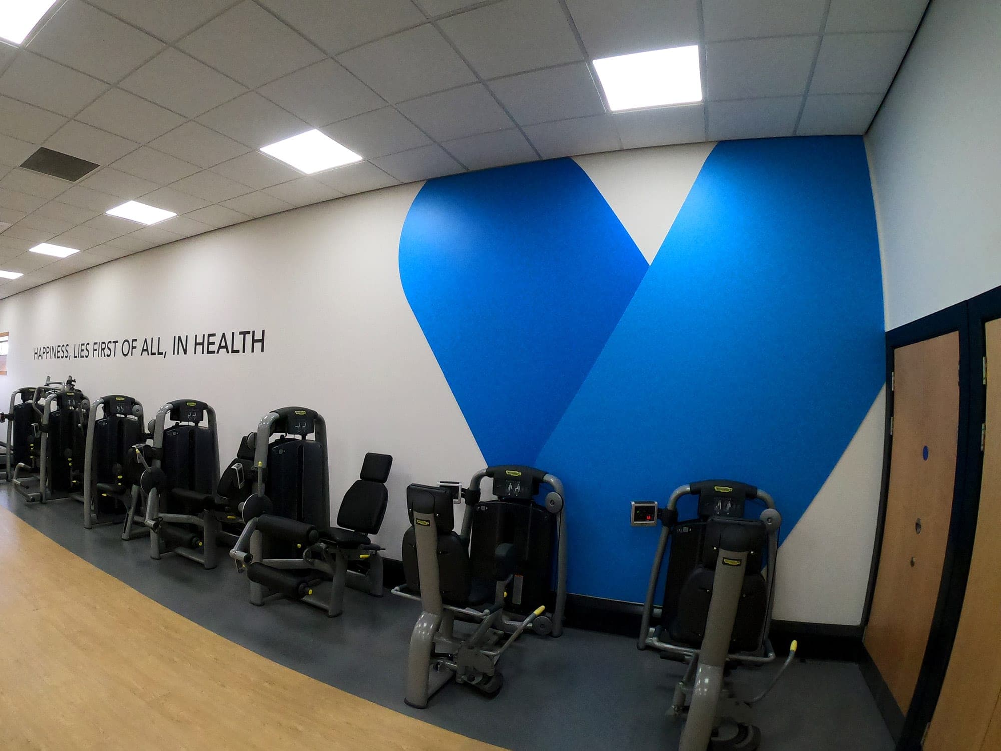 Active Northumberland brand installation
