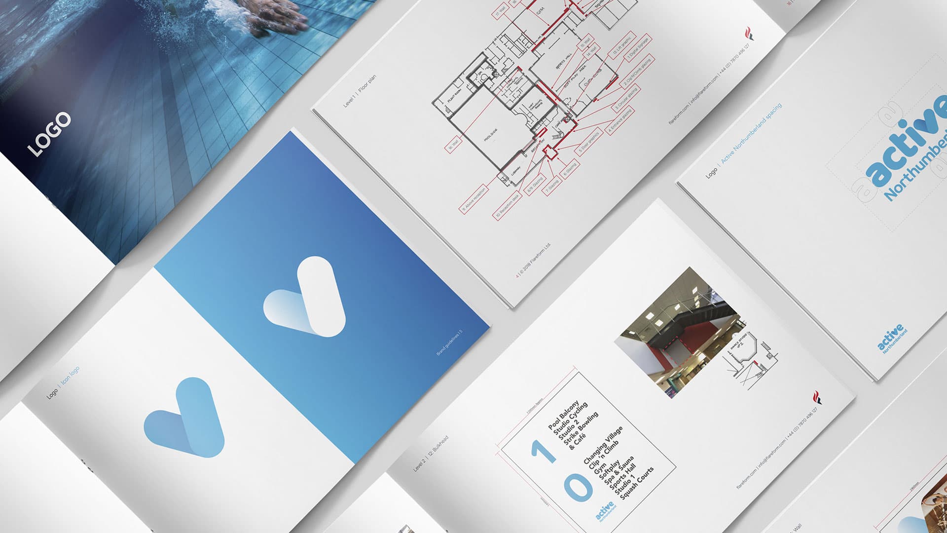 Active Northumberland brand guidelines packs