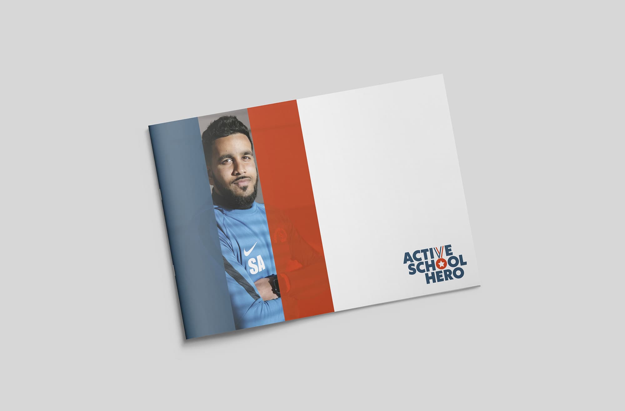 Active School Hero brand booklet cover