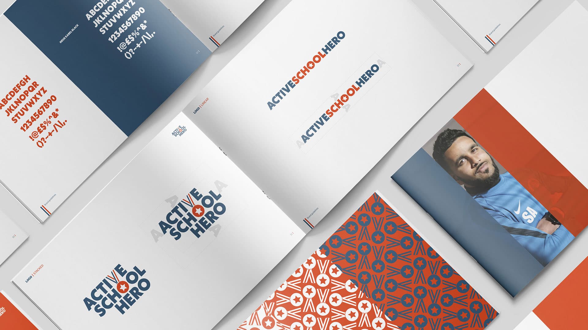 Active School Hero brand guidelines overview