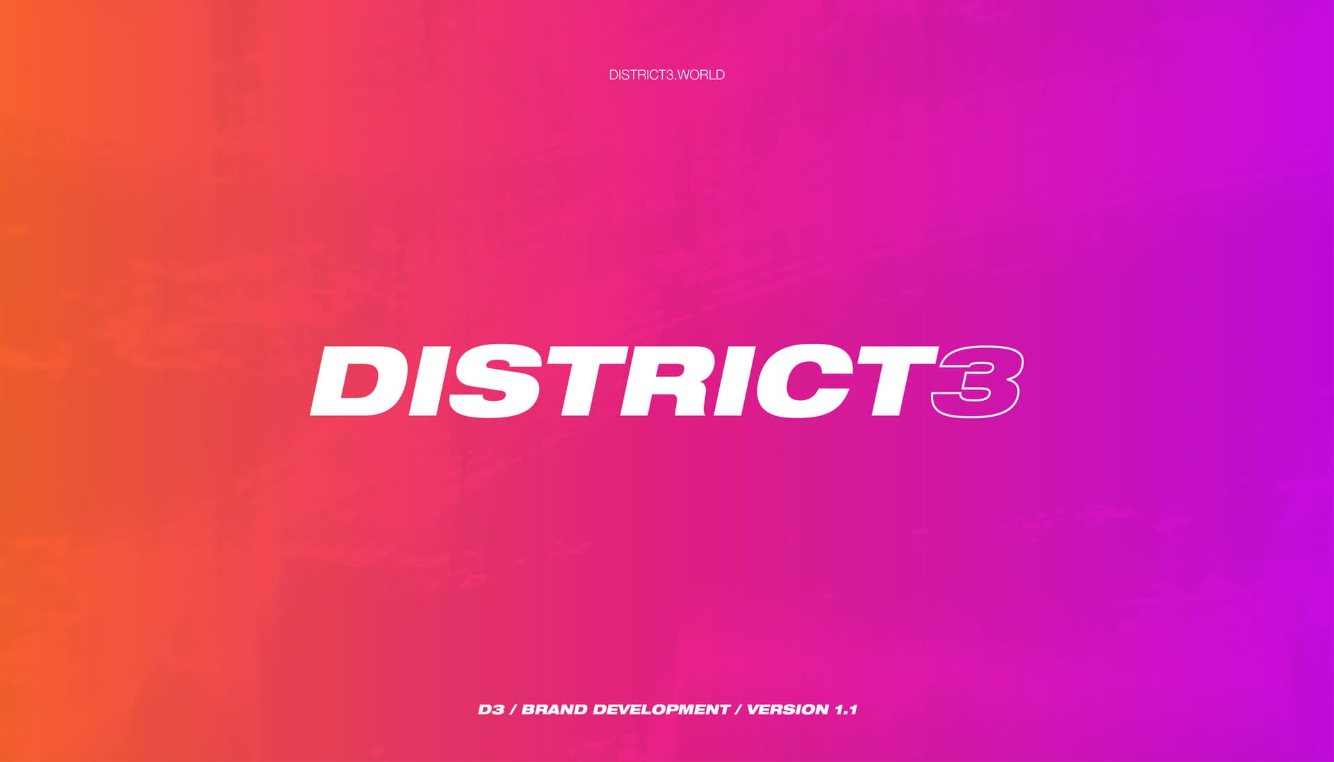 District 3 brand identity cover