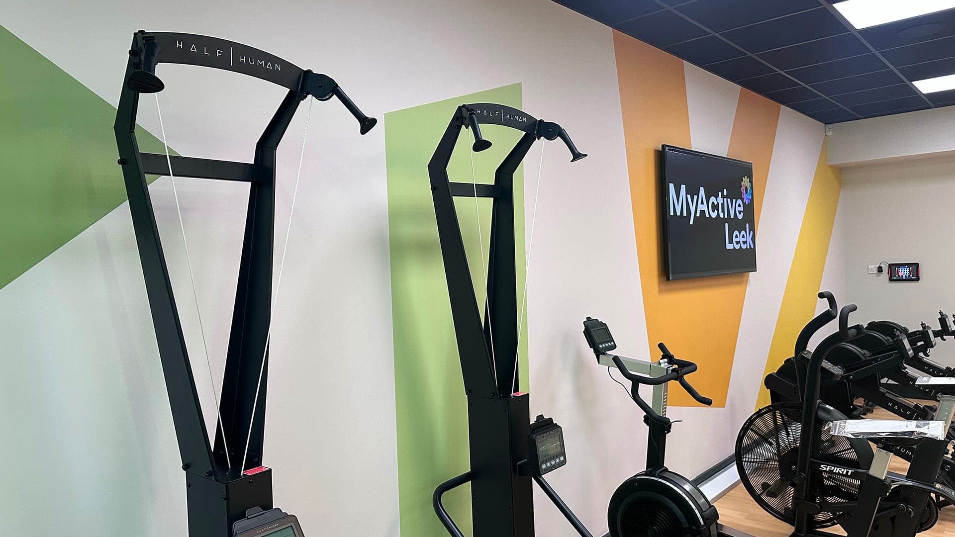 MyActive Leek gym floor large format graphics — second zone