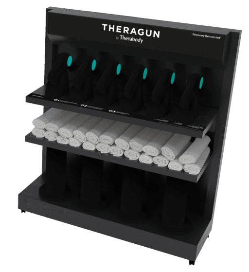 Therabody display cart