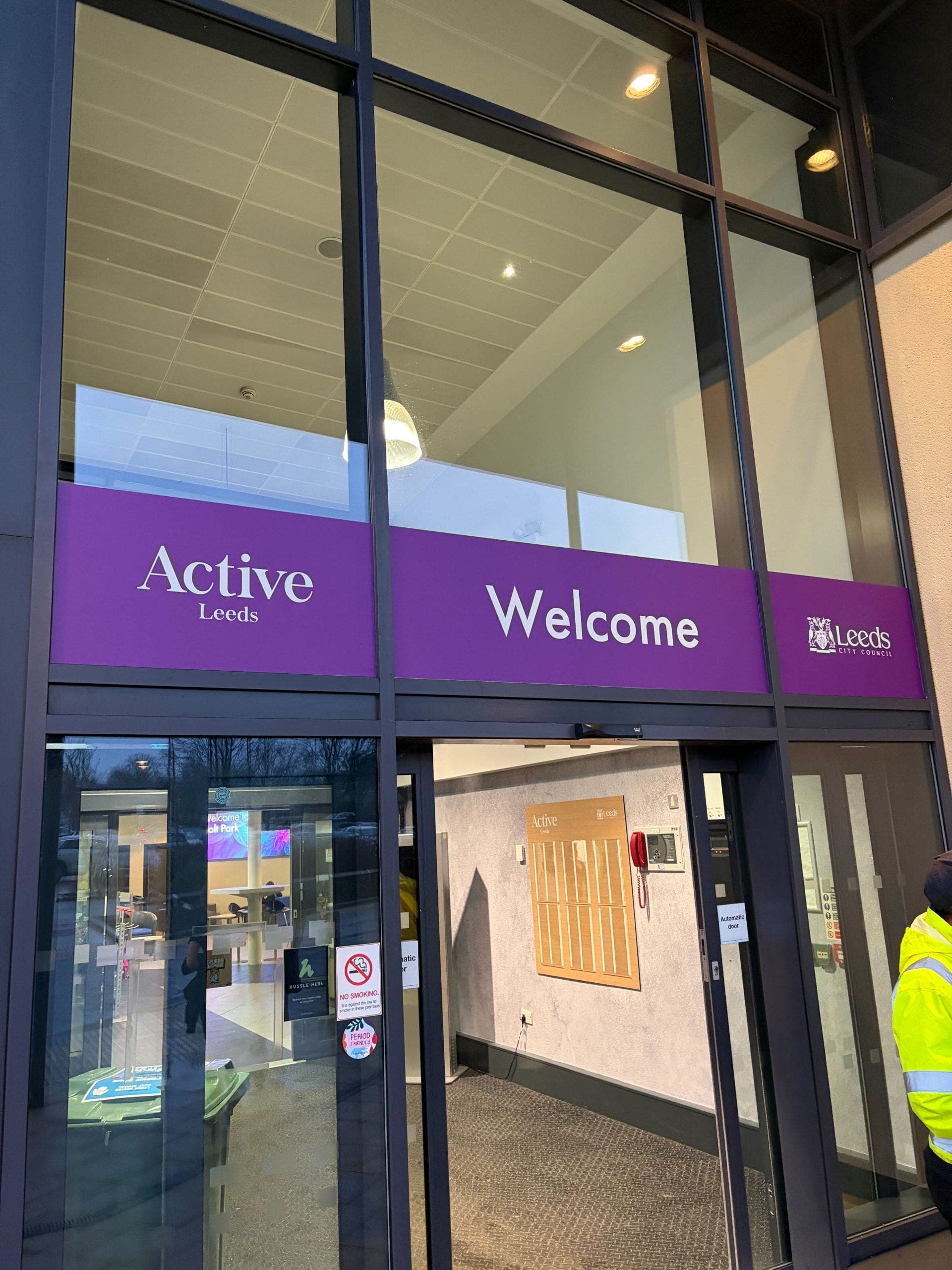 Active Leeds Holt Park entrance