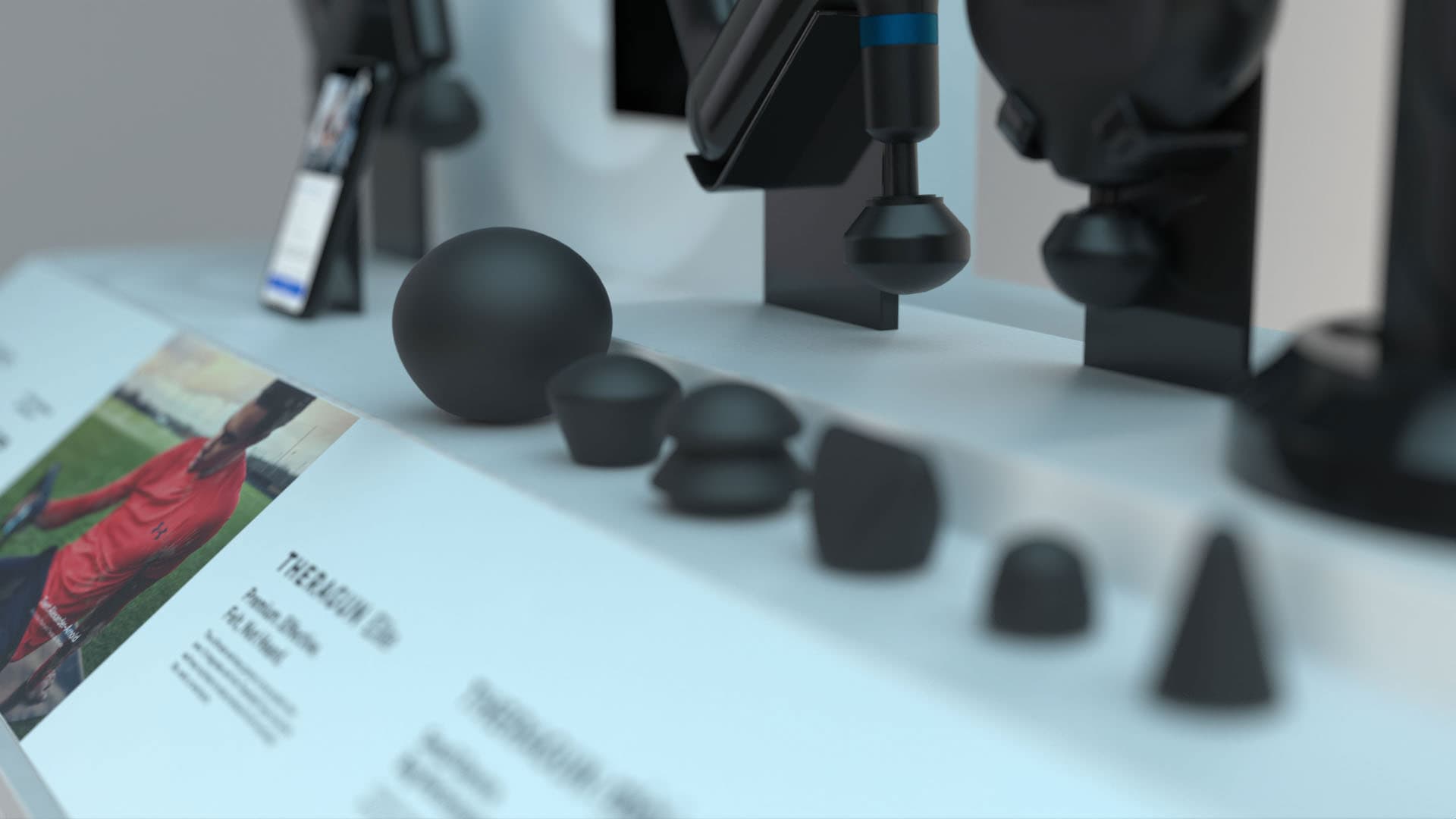 Therabody counter top units — 3D visualisation