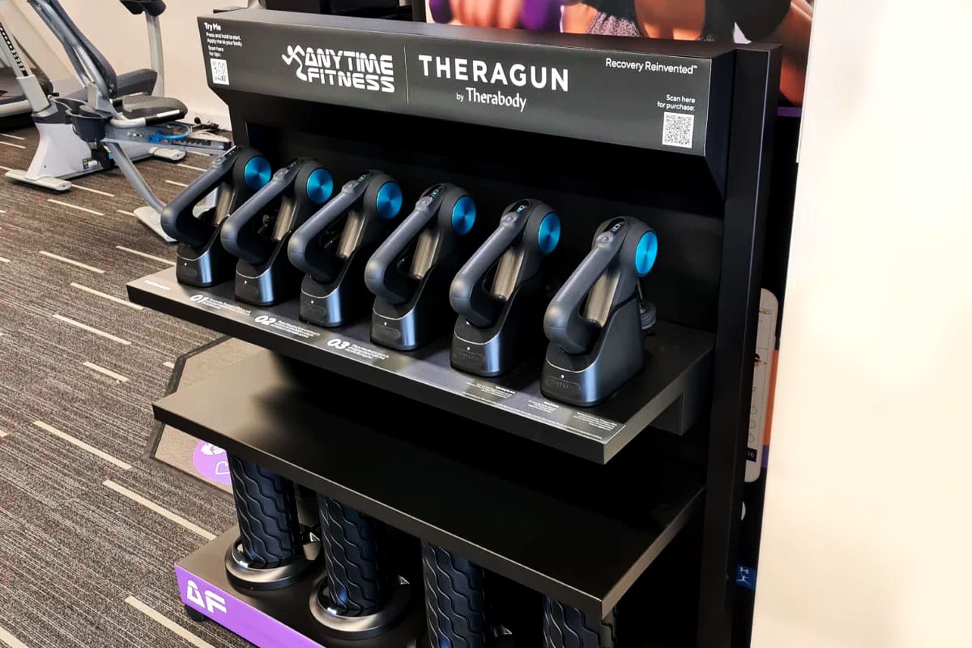 Therabody display cart
