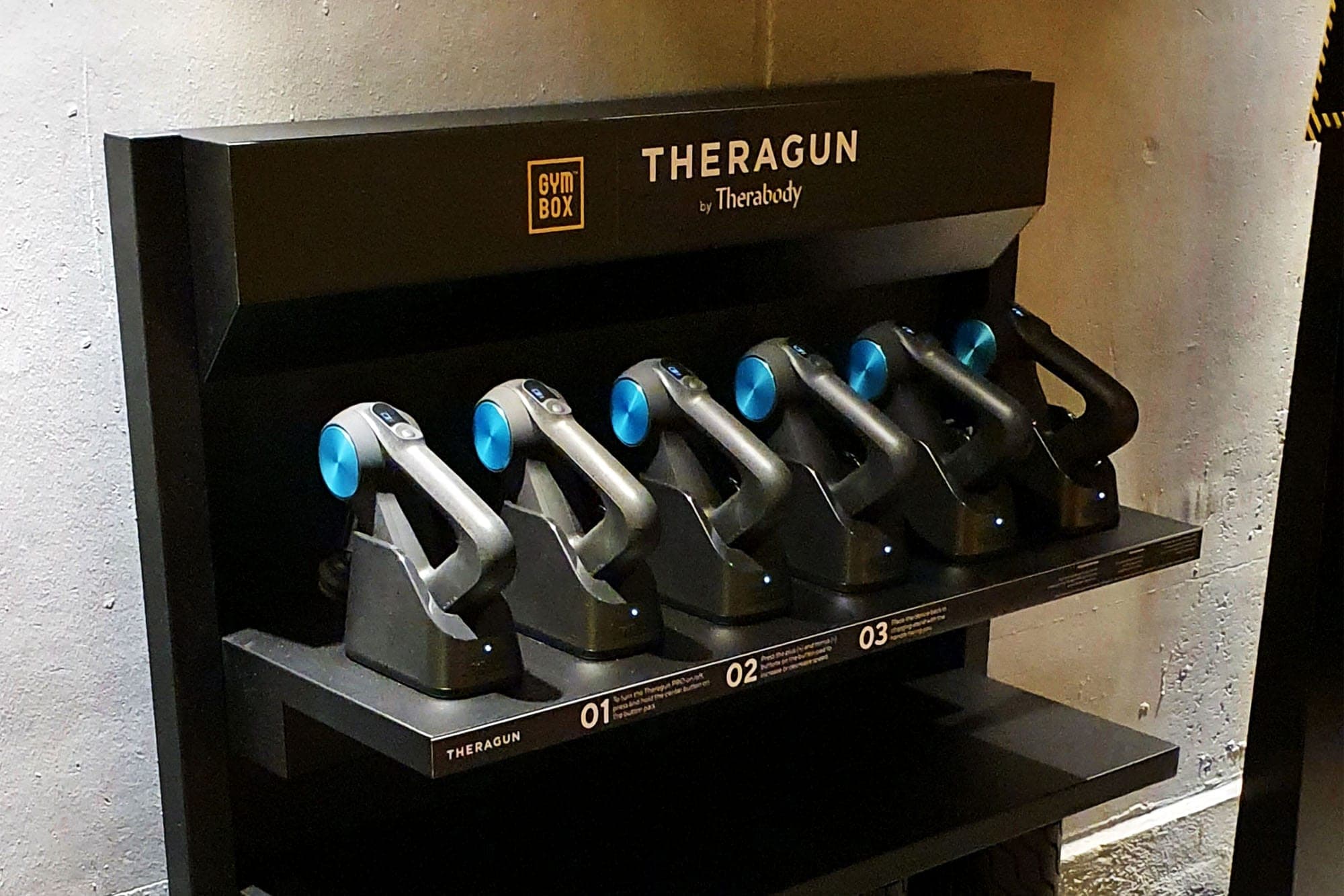 Therabody display cart
