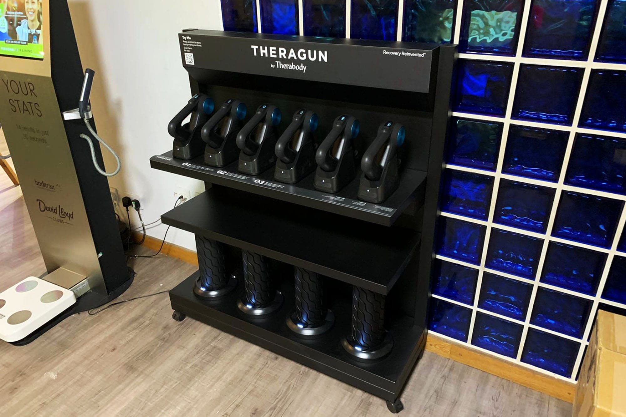 Therabody display cart