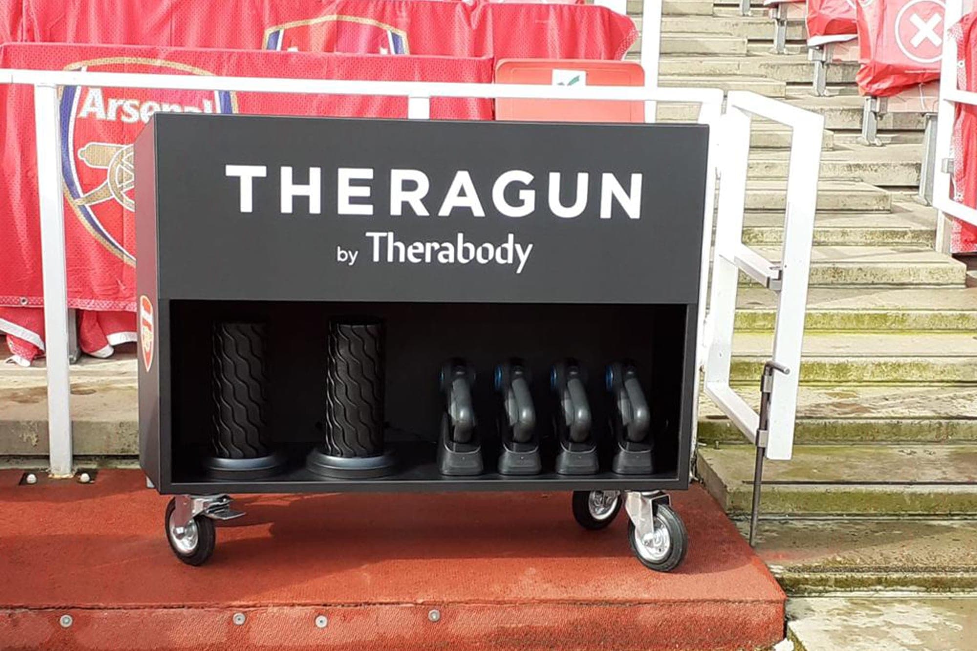 Therabody Arsenal unit — pitchside